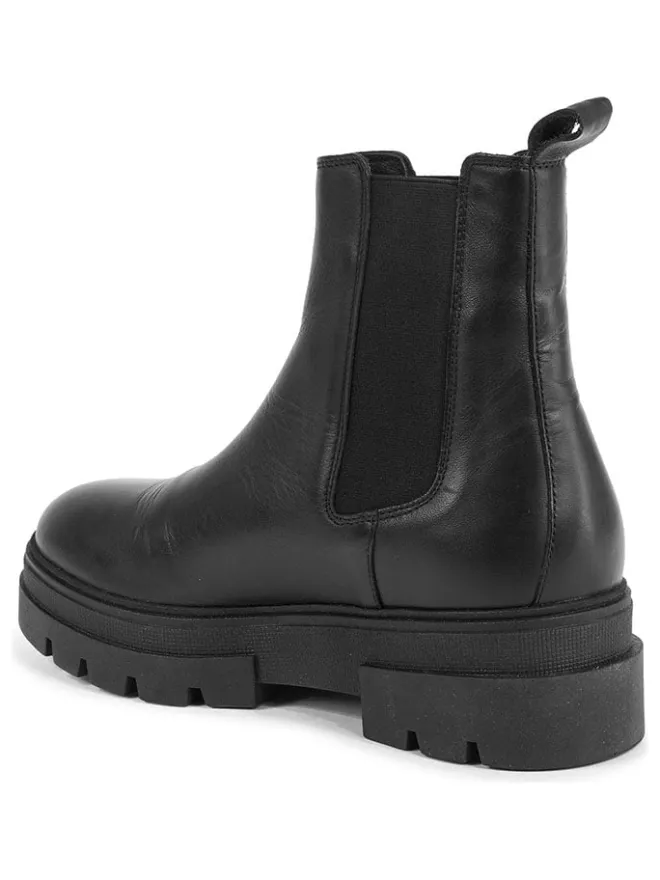 Tommy Hilfiger Shoes Stiefeletten^Leder-Chelsea-Boots in Schwarz