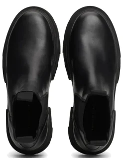 Tommy Hilfiger Shoes Stiefeletten^Leder-Chelsea-Boots in Schwarz