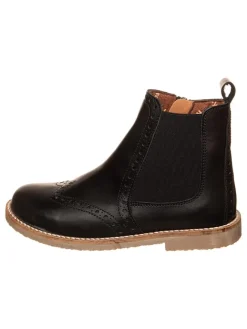 kmins Stiefeletten·Chelsea Boots^Leder-Chelsea-Boots in Schwarz