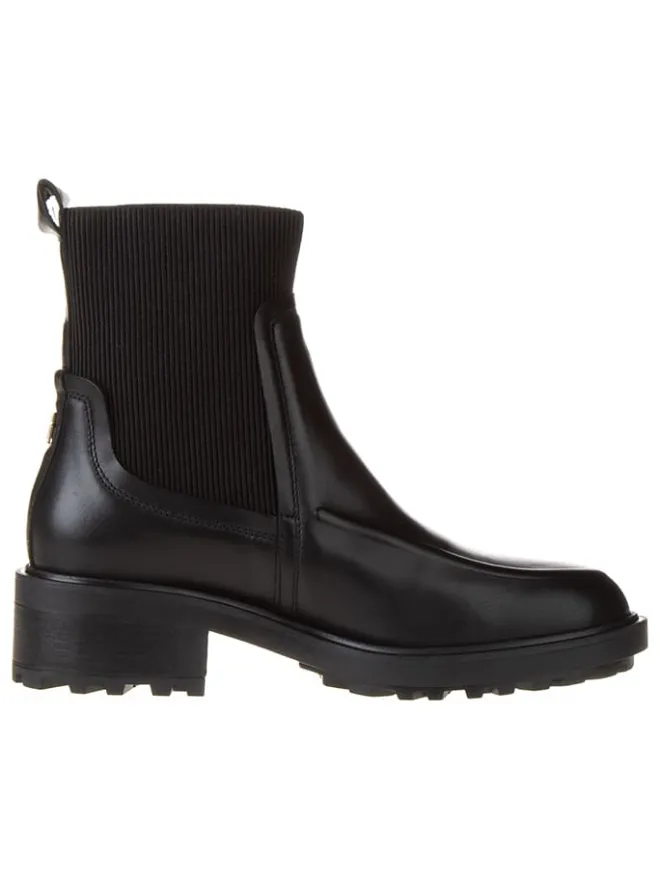 Leder-Chelsea-Boots in Schwarz>Tommy Hilfiger Shoes Outlet