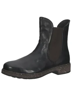 Leder-Chelsea-Boots in Schwarz>Think! Online