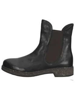Leder-Chelsea-Boots in Schwarz>Think! Online