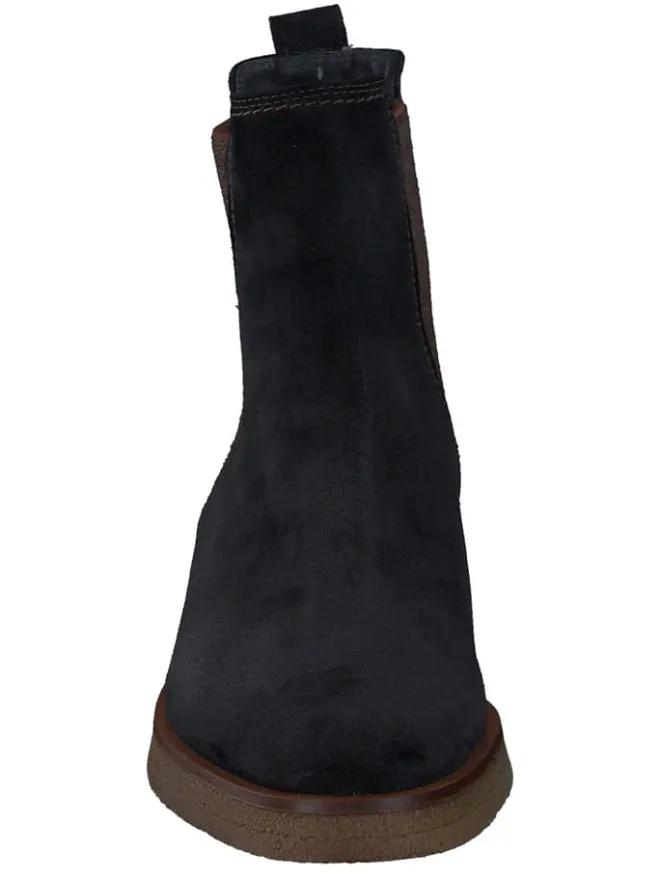 Paul Green Stiefeletten^Leder-Chelsea-Boots in Schwarz