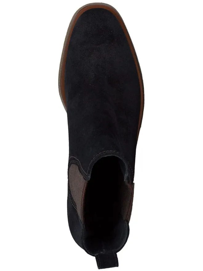 Paul Green Stiefeletten^Leder-Chelsea-Boots in Schwarz