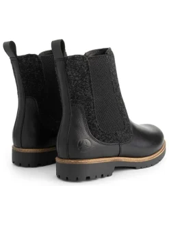 TRAVELIN' Stiefeletten^Leder-Chelsea-Boots in Schwarz