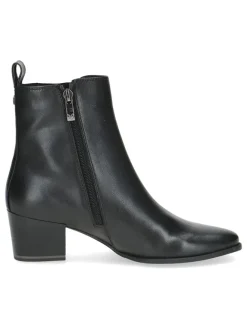 Leder-Chelsea-Boots in Schwarz><noscript><img width=