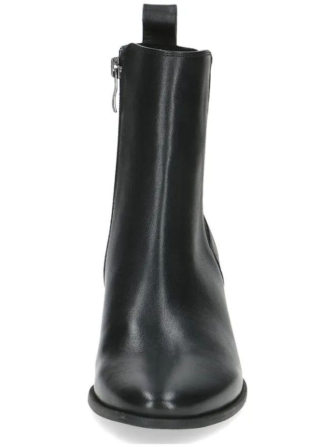 Leder-Chelsea-Boots in Schwarz>Caprice New