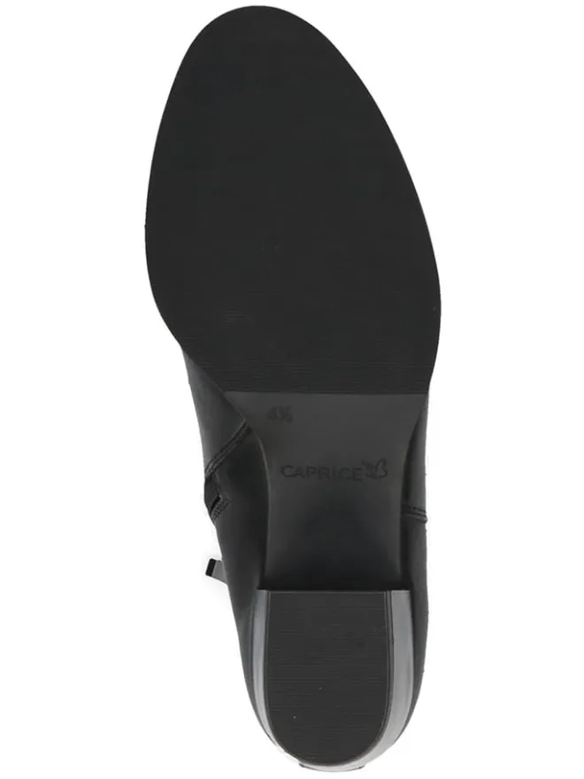 Leder-Chelsea-Boots in Schwarz>Caprice New