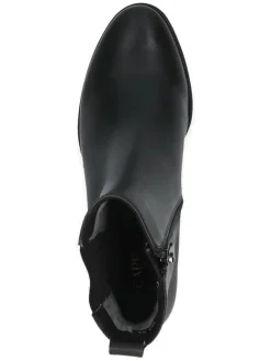 Leder-Chelsea-Boots in Schwarz><noscript><img width=