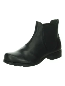 Think! Stiefeletten^Leder-Chelsea-Boots in Schwarz