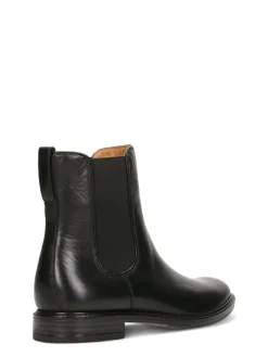 Leder-Chelsea-Boots in Schwarz><noscript><img width=