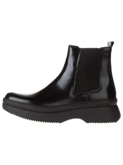 Calvin Klein Stiefel & Boots^Leder-Chelsea-Boots in Schwarz