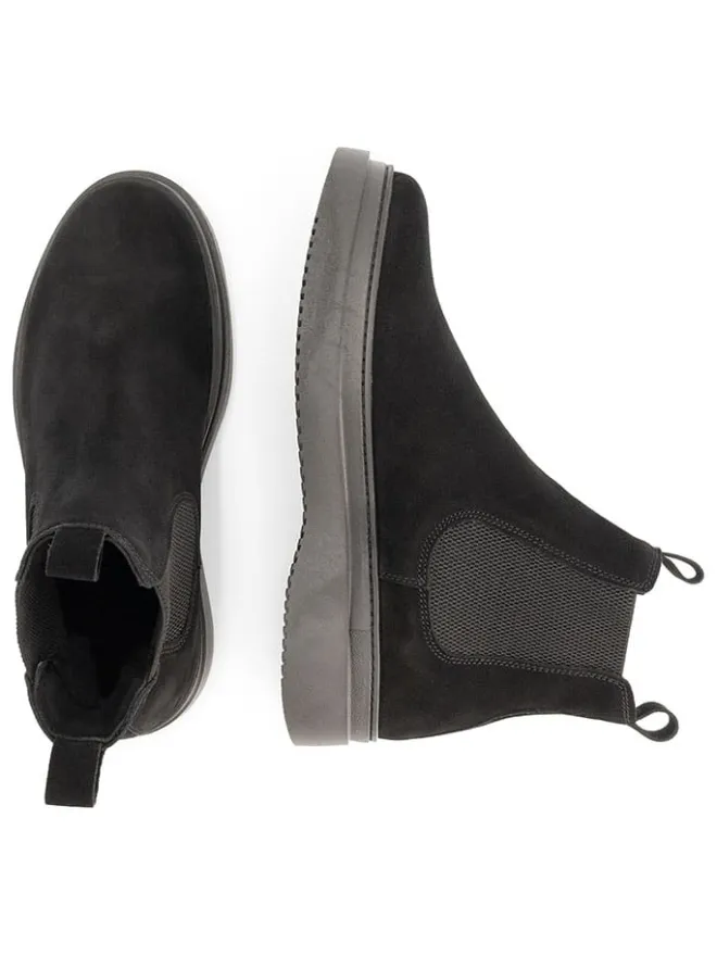 Leder-Chelsea-Boots in Schwarz>TRAVELIN' Outlet