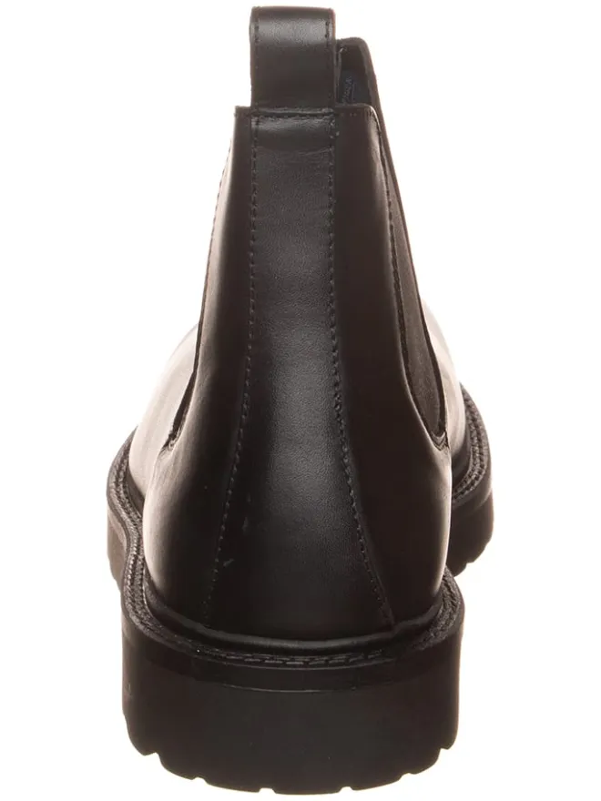 Tommy Hilfiger Shoes Stiefel & Boots^Leder-Chelsea-Boots in Schwarz