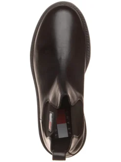 Tommy Hilfiger Shoes Stiefel & Boots^Leder-Chelsea-Boots in Schwarz