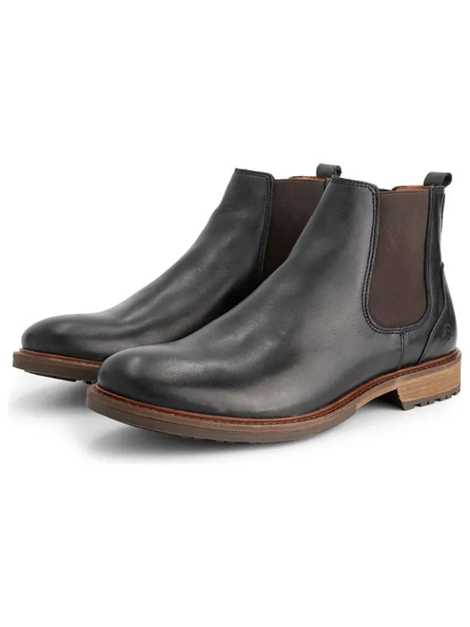 TRAVELIN' Stiefel & Boots^Leder-Chelsea-Boots in Schwarz