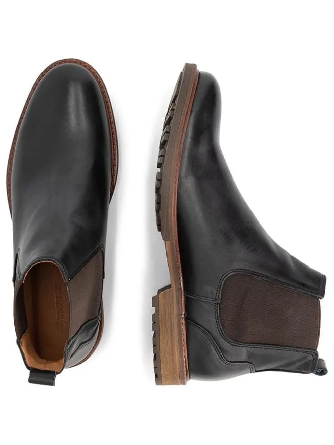 TRAVELIN' Stiefel & Boots^Leder-Chelsea-Boots in Schwarz