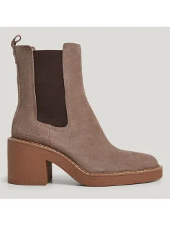 Pepe Jeans FOOTWEAR Stiefeletten^Leder-Chelsea-Boots in Taupe