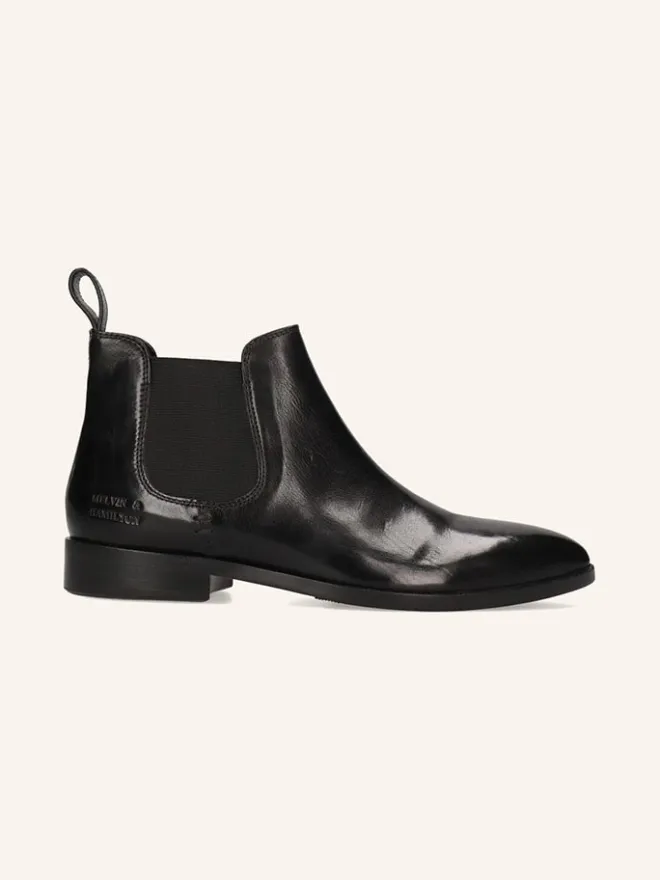 Leder-Chelsea-Boots "Jessy 1" in Schwarz>MELVIN & HAMILTON Clearance