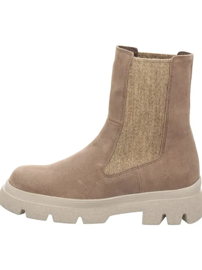 Leder-Chelsea-Boots "Kangae" in Beige>Think! Sale