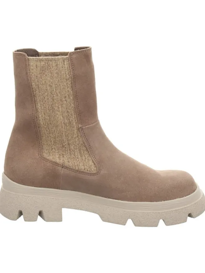 Leder-Chelsea-Boots "Kangae" in Beige>Think! Sale