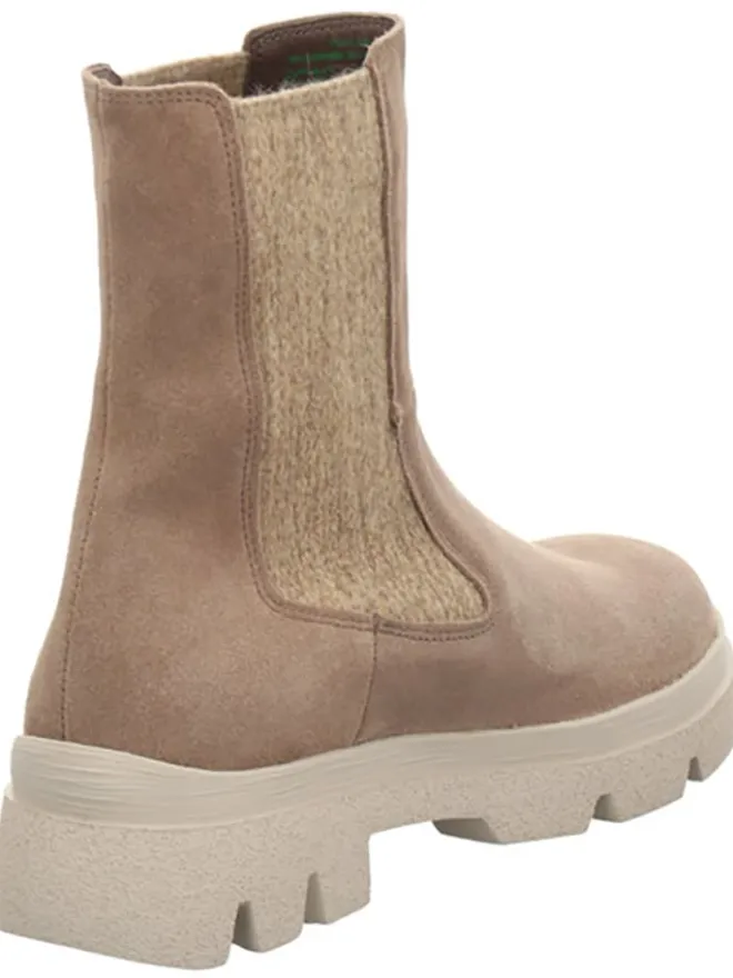 Leder-Chelsea-Boots "Kangae" in Beige>Think! Sale