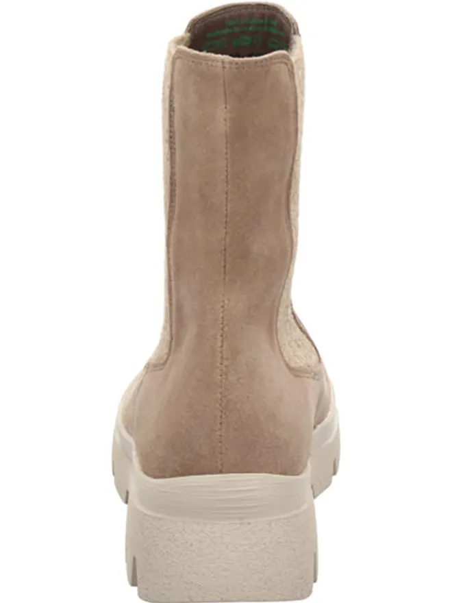 Leder-Chelsea-Boots "Kangae" in Beige>Think! Sale