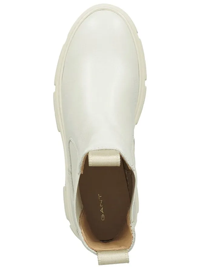 GANT Footwear Stiefeletten^Leder-Chelsea-Boots "Monthike" in Creme