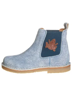 Leder-Chelsea-Boots "Nasville" in Hellblau>El Naturalista Clearance