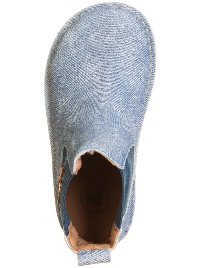 Leder-Chelsea-Boots "Nasville" in Hellblau>El Naturalista Clearance