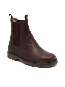 bisgaard Stiefeletten·Chelsea Boots^Leder-Chelsea-Boots "Neel" in Rot