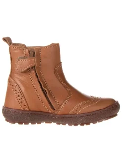 bisgaard Stiefeletten·Chelsea Boots^Leder-Chelsea-Boots "Norbert" in Hellbraun