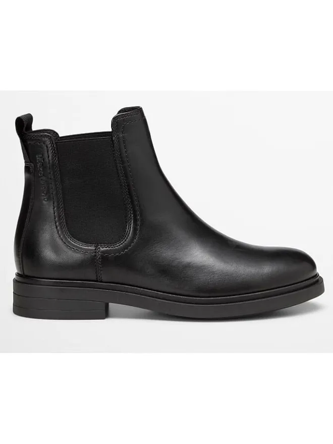Marc O'Polo Shoes Stiefeletten^Leder-Chelsea-Boots "Paula" in Schwarz