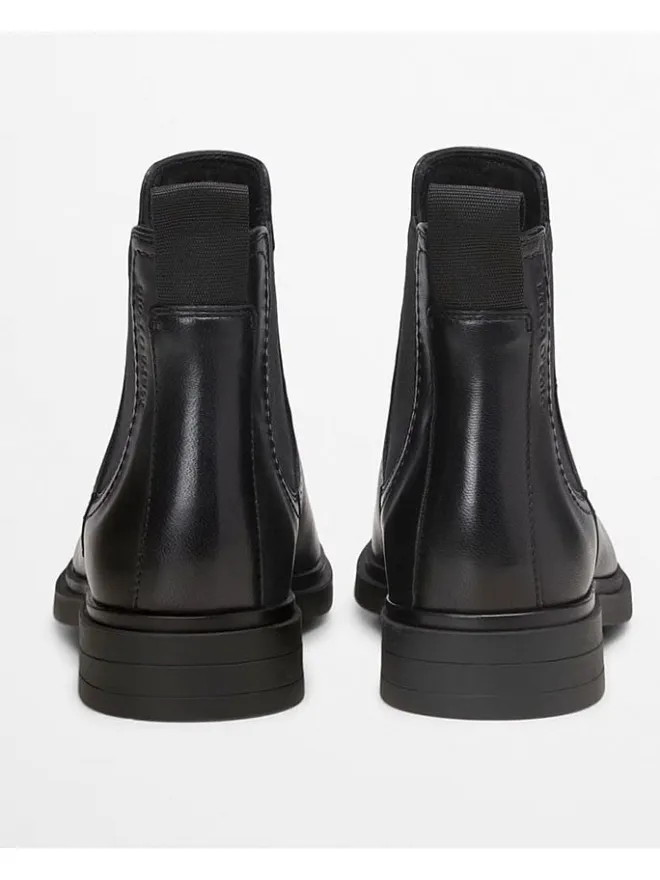 Marc O'Polo Shoes Stiefeletten^Leder-Chelsea-Boots "Paula" in Schwarz