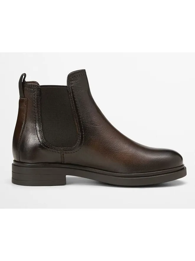 Marc O'Polo Shoes Stiefeletten^Leder-Chelsea-Boots "Paula" in Braun