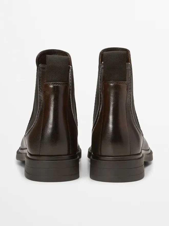 Marc O'Polo Shoes Stiefeletten^Leder-Chelsea-Boots "Paula" in Braun