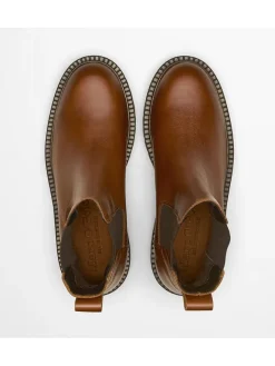 Leder-Chelsea-Boots "Phia" in Hellbraun>Marc O'Polo Shoes New