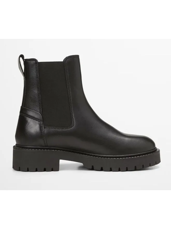 Leder-Chelsea-Boots "Phia" in Schwarz>Marc O'Polo Shoes Clearance