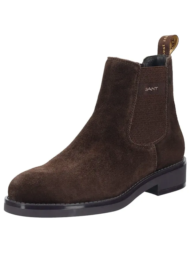 Leder-Chelsea-Boots "Prepdale" in Braun>GANT Footwear New