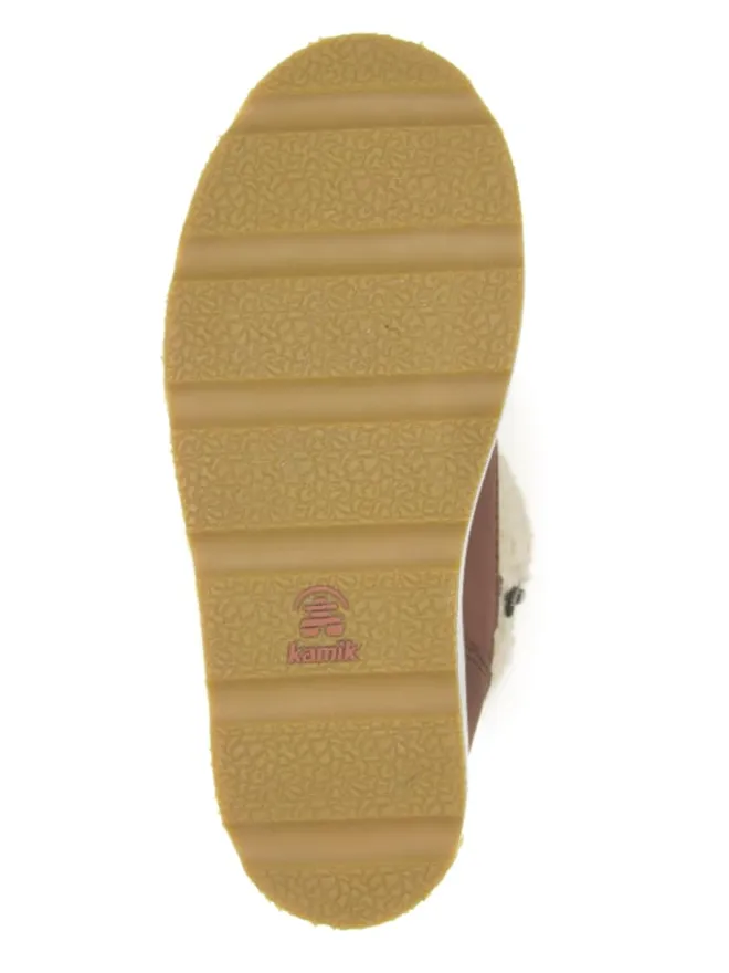 Leder-Chelsea-Boots "Risecuff" in Braun>Kamik Hot