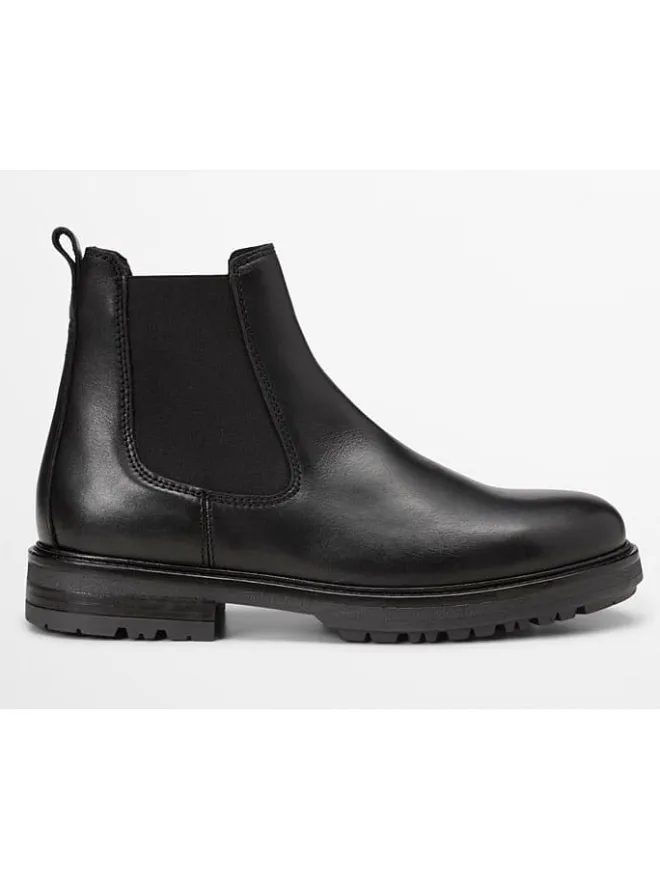 Marc O'Polo Shoes Stiefel & Boots^Leder-Chelsea-Boots "Rony" in Schwarz