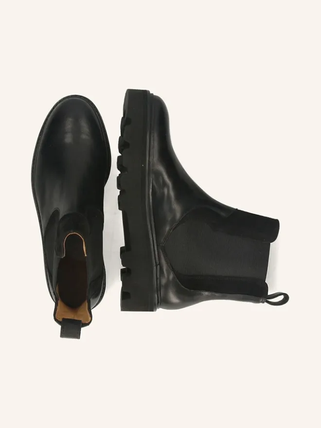 MELVIN & HAMILTON Stiefeletten^Leder-Chelsea-Boots "Sally 113" in Schwarz