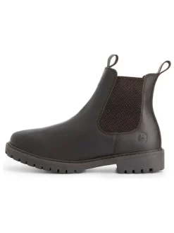 Leder-Chelsea-Boots "Sandnes" in Braun>TRAVELIN' Online