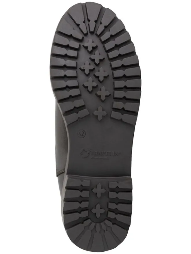 Leder-Chelsea-Boots "Sandnes" in Braun>TRAVELIN' Online