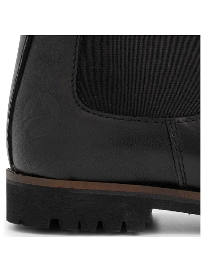 TRAVELIN' Stiefeletten·Chelsea Boots^Leder-Chelsea-Boots "Sel" in Schwarz