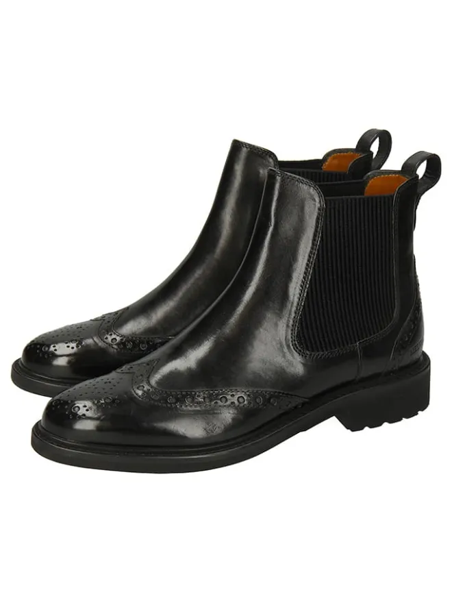 MELVIN & HAMILTON Stiefeletten^Leder-Chelsea-Boots "Selina 29" in Schwarz