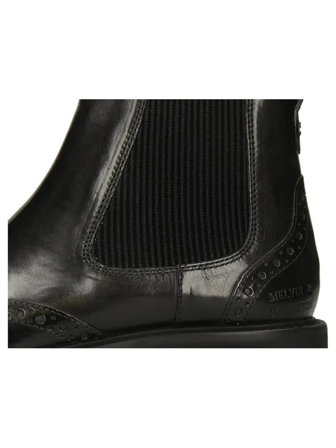 MELVIN & HAMILTON Stiefeletten^Leder-Chelsea-Boots "Selina 29" in Schwarz