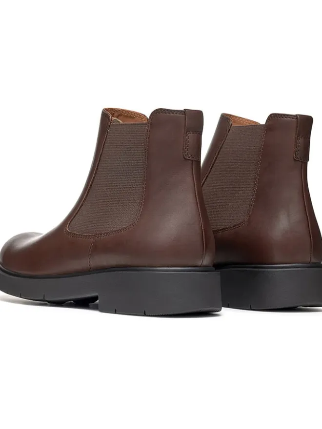 Leder-Chelsea-Boots "Spherica" in Hellbraun>Geox New