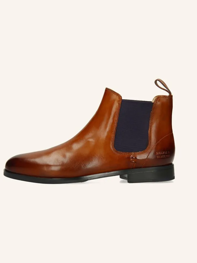 Leder-Chelsea-Boots "Susan 10" in Hellbraun>MELVIN & HAMILTON Outlet