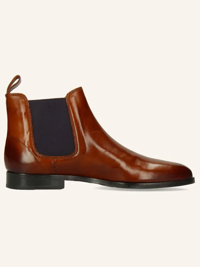 Leder-Chelsea-Boots "Susan 10" in Hellbraun>MELVIN & HAMILTON Outlet